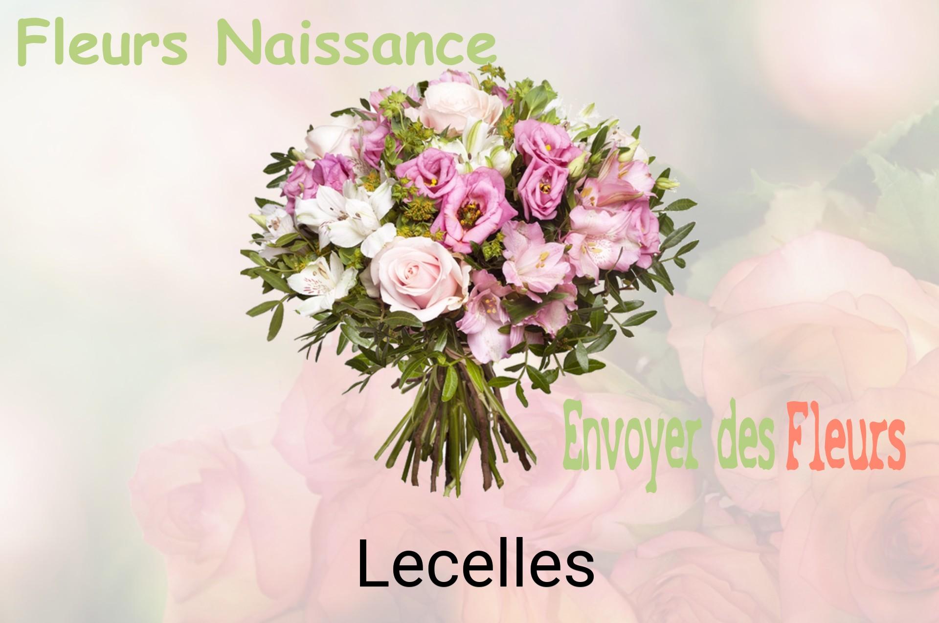 Bouquet de fleurs de naissance livré à Lecelles